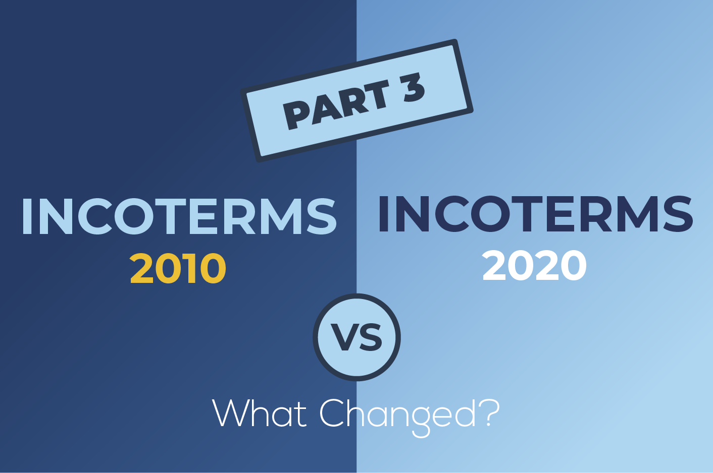 Part 3: Incoterms 2010 vs 2020: What Changed?